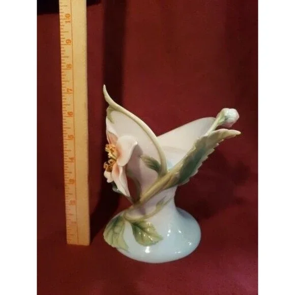 Franz Collection Bee & Apple Blossom Porcelain Candleholder READ